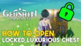 Genshin Impact How To Open The Locked Luxurious Chest On Twinning Isle (They Who Hear The Sea Quest)