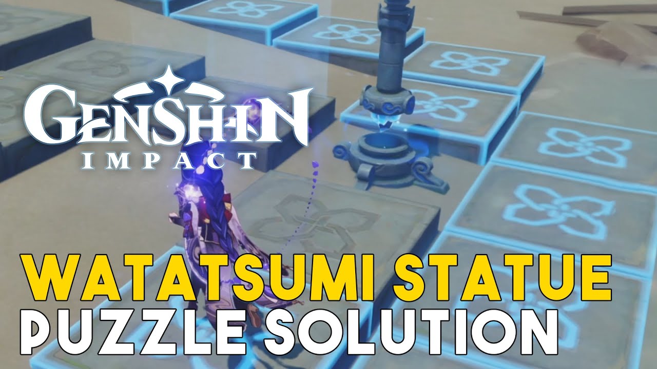 Genshin Impact Watatsumi Statue Puzzle Solution Genshin Impact Videos   Genshin Impact Watatsumi Statue Puzzle Solution 