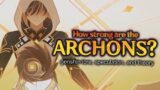 How Strong Are The Archons? [Genshin Impact Lore and Theory]