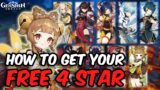 How to Get Your Free 4 Star! Genshin Impact Lantern Rite