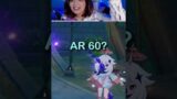 I reached AR 60 in Genshin Impact but.. #Shorts