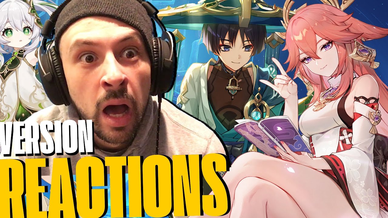 NEW Genshin Impact Fan Reacting to Version Trailers - Genshin Impact videos