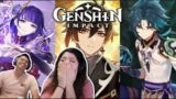 NOOB Girlfriend Reacts to EVERY Genshin Impact Character Demo + Tier List