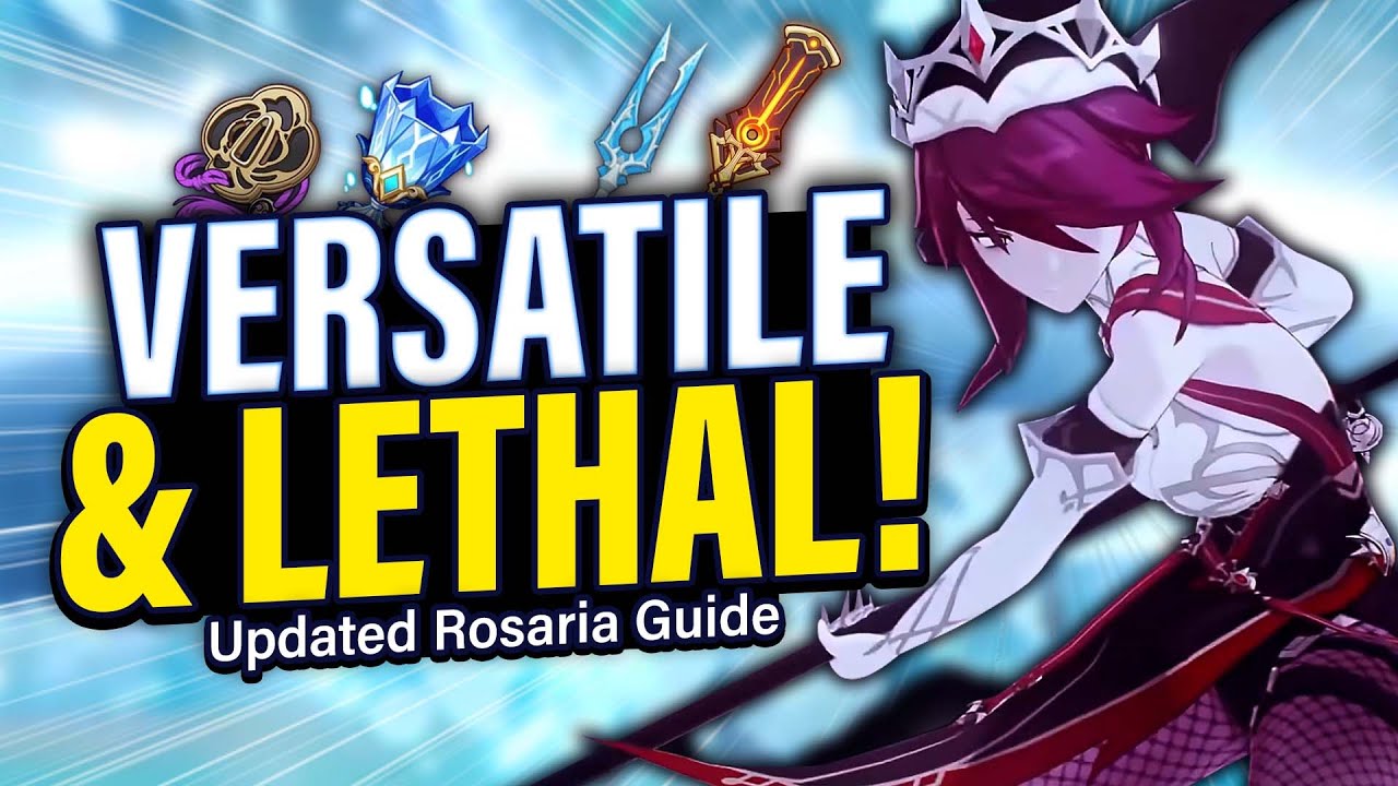 Updated Rosaria Guide How To Play Best Artifact And Weapon Builds Team