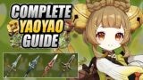 YAOYAO COMPLETE GUIDE | Optimal Builds, Weapons, Artifacts, Team Comps | Genshin Impact
