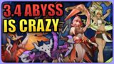 3.4 Spiral Abyss IS CRAZY! (CONSECRATED BEAST & KENKI!) Genshin Impact Floor 12 Showcase 9 Stars