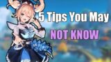5 Tips You MAY NOT KNOW in Genshin Impact! | Genshin Impact Guides