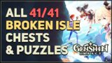All 41 Broken Isle Chests & Puzzles Genshin Impact