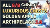 All 8 Luxurious Chests Golden Apple Archipelago Genshin Impact