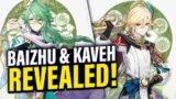 BAIZHU & KAVEH REVEALED for 3.6 Genshin Impact!!! Reaction & Thoughts