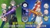 C0 Alhaitham Spread and C0 Kokomi Nilou Bloom – New Genshin Impact Abyss 3.4 – Floor 12 9 Stars