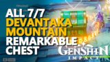 Devantaka Mountain Remarkable Chest Genshin Impact All 7/7