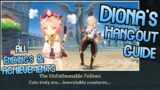 Diona Hangout Guide (All 5 Endings & Achievements) – Genshin Impact Dating Sim Event