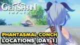 Genshin Impact 2.8 – All Phantasmal Conch Locations (Day 1)