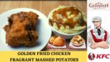 Genshin Impact Recipe #20 / Golden Fried Chicken with Fragrant Mashed Potatoes / KFC Fried Chicken