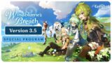 Genshin Impact Version 3.5 Livestream – Special Announcement Program