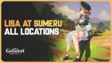 Lisa All Locations in Sumeru (Bonus Cutscenes) – Second Blooming Event | Genshin Impact