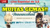 MELHOR LIVE DE GENSHIN IMPACT – ANUNCIO DA 3.5!! MUITAS GEMAS CHEGANDO!!!