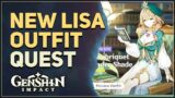 New Lisa Outfit Quest Genshin Impact (Second Blooming)