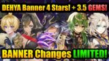 POSSIBLE DEHYA BANNER!+ 3.5 Primos! & Triple BANNER CHANGE Soon! | Genshin Impact