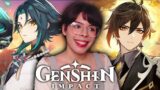 Reacting to GENSHIN IMPACT Character Demos and I CAN'T CHOSE A FAVE!!!