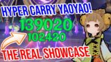 The REAL Yaoyao Showcase! How USABLE is Hyper Carry Yaoyao?! Genshin Impact