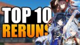 Top 10 Genshin Impact Rerun Characters You Should Be Summoning For…