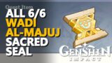 Wadi Al-Majuj Sacred Seal Genshin Impact All 6/6