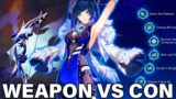 YELAN CONSTELLATIONS VS WEAPON | Which Is More Worth! | Genshin Impact Review