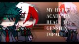 My Hero Academia React To Genshin Impact || Genshin Impact || Gacha Club
