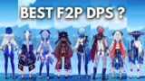 8 STRONGEST F2P DPS !! Who is the BEST C0 DPS ?? [ Genshin Impact ]