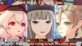 ALICE Talks to KLEE & ALBEDO Cutscene Genshin Impact | Alice Voice