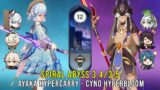 C0 Ayaka Hypercarry and C1 Cyno Hyperbloom – Genshin Impact Abyss 3.4/3.5 – Floor 12 9 Stars