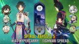 C0 Xiao Hypercarry and C1 Tighnari Spread – Genshin Impact Abyss 3.5 – Floor 12 9 Stars