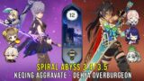 C1 Keqing Aggravate and C0 Dehya Overburgeon – Genshin Impact Abyss 3.4 – Floor 12 9 Stars