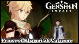 Genshin Impact Prince of Khaenri'ah Cutscene | Clothar & Traveler In Caribert Archon Quest