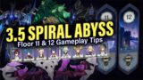 How to BEAT 3.5 SPIRAL ABYSS Floor 11 & 12: Guide & Tips w/ 4-Star Teams! | Genshin Impact 3.5