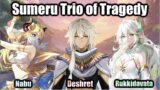 Most Tragic Story In Genshin Impact! Scarlet King, Rukkhadevata & Nabu's Backstory! 3 Gods Of Sumeru