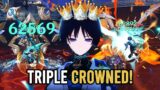 My first Triple Crown Character is… WANDERER! | Genshin Impact
