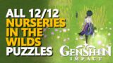 Nurseries in the Wilds Genshin Impact All 12/12