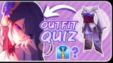 OUTFIT GENSHIN IMPACT QUIZ | Can you guess your Main only by Clothes?