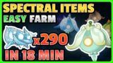 Specters Farm (290 Spectral Items) – FAST & EFFICIENT ROUTE ! [Genshin Impact]