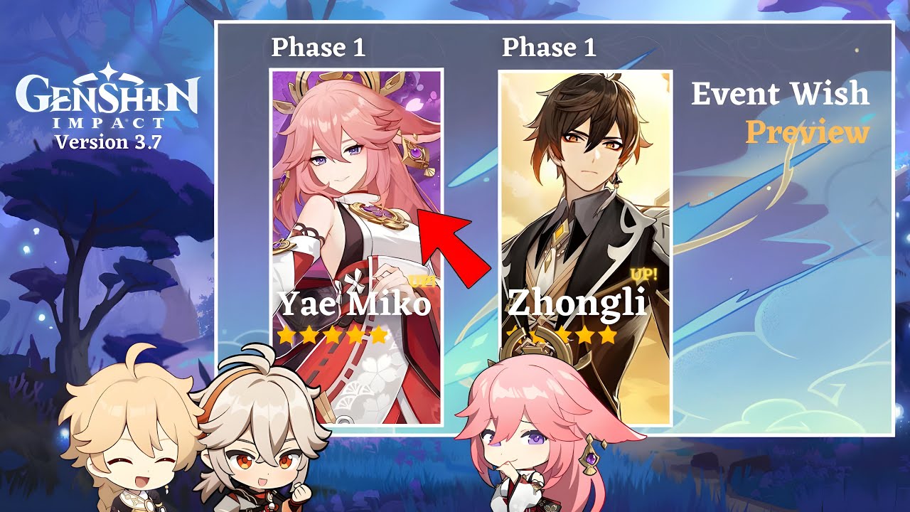 Yae Miko And Zhongli RERUN BANNER CONFIRMED!! Start SAVING Primogems