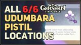 All Udumbara Pistil Locations Genshin Impact