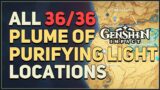 All 36 Plume of Purifying Light Locations Genshin Impact