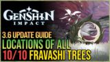 All Fravashi Tree Locations Genshin Impact