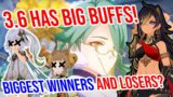 BIG BUFFS in 3.6! The Biggest Winners and Losers of Genshin Impact's Patch 3.6