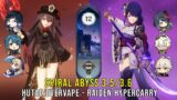 C1 Hutao Overvape and C0 Raiden Hypercarry – Genshin Impact Abyss 3.5 3.6 – Floor 12 9 Stars