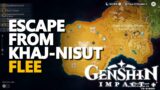 Escape from Khaj-Nisut Genshin Impact Flee Khaj-Nisut