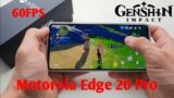 Motorola Edge 20 Pro 12/256GB Genshin Impact 60fps Test